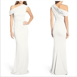 NWT Katie May | x Revolve white LAYLA asymmetrical maxi dress Womens M/8